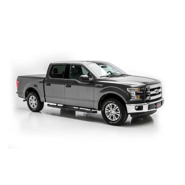F-250 ARIES 213043 3-Inch Round Black Stainless Steel Nerf Bars Select Ford F-150 F-350 Super Duty 