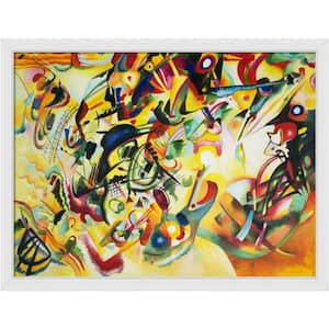 Composition VII, 1913 by Wassily Kandinsky Gallery White Framed Abstract Oil Painting Art Print 34 in. x 44 in.