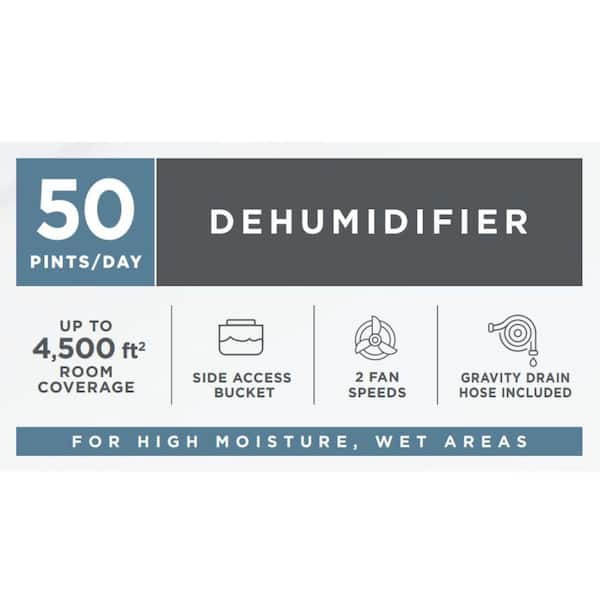 Reviews for Vissani 50 pt. Dehumidifier up to 4,500 sq. ft. ENERGY