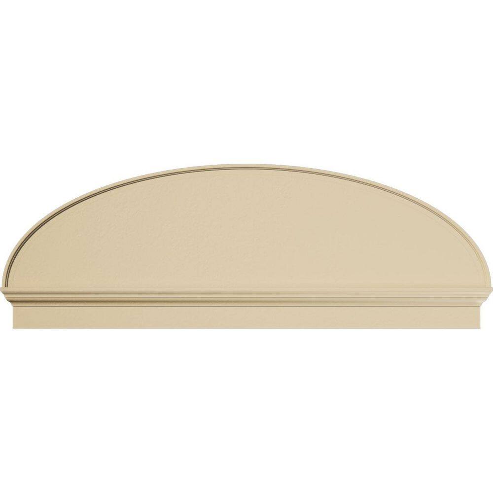 68-in W x 23-7/8-in H x 2-3/4-in P Elliptical Smooth Signature Urethane Combination Pediment, Primed Tan price history on PriceWatchPro