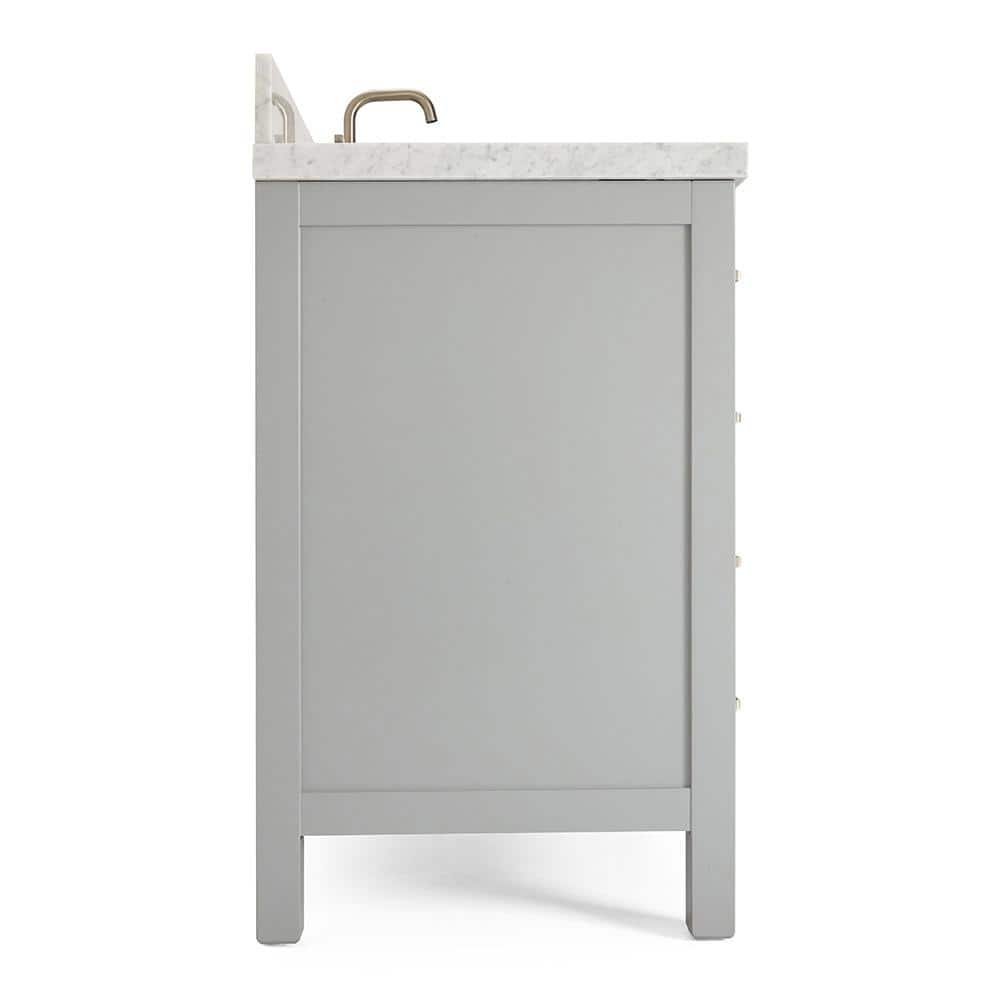 Cambridge 37" Grey Marble Top Single Basin Vanity