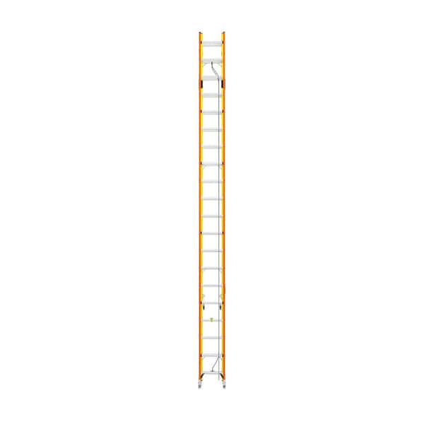 40 ft. Aluminum Extension Ladder (37 ft. Reach Height) with 250 lb. Load  Capacity Type I Duty Rating