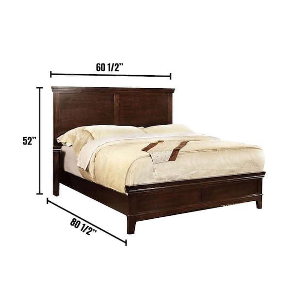 William's Home Furnishing Spruce Brown Cherry Full Bed