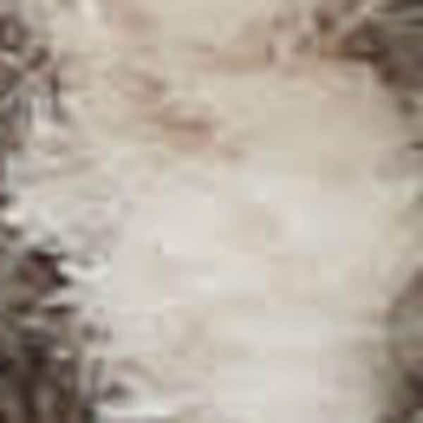 12 ft. x 15 ft.Beige and Gray Medallion Power Loom Distressed Area Rug