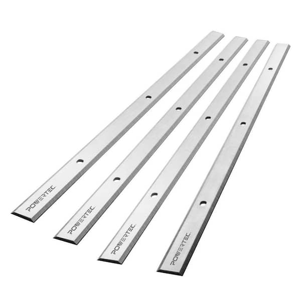POWERTEC 13 in. Planer Blades for Delta Planer 22-549,22-555,22-580 and Grizzly G0689, High Speed Steel, 4-Knives (2-Sets)