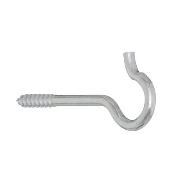 ZYRAW Pack of 10 Eye Hooks Screw Carbon Steel 3.2 Inches Zinc Plating on Bolt Eye Hook for Rust Resistance Self Tapping Screw Eyes Fo EYE-101
