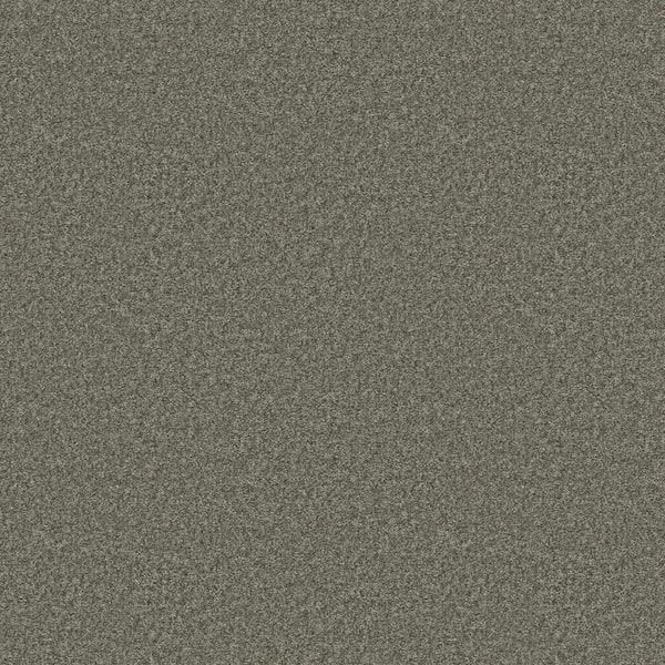Lifeproof Rosemary I - Thyme-Green 12 ft. 42 oz. Polyester Texture Installed Carpet