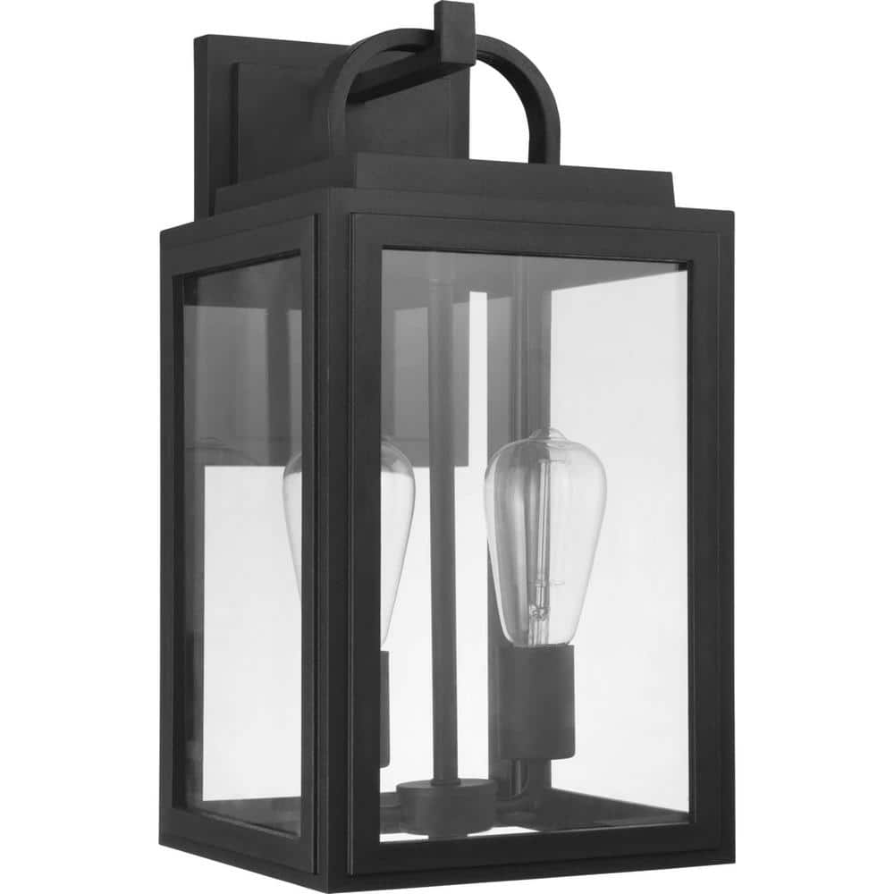 Grandbury Black Bronze 2-Light Outdoor Hanging Lantern