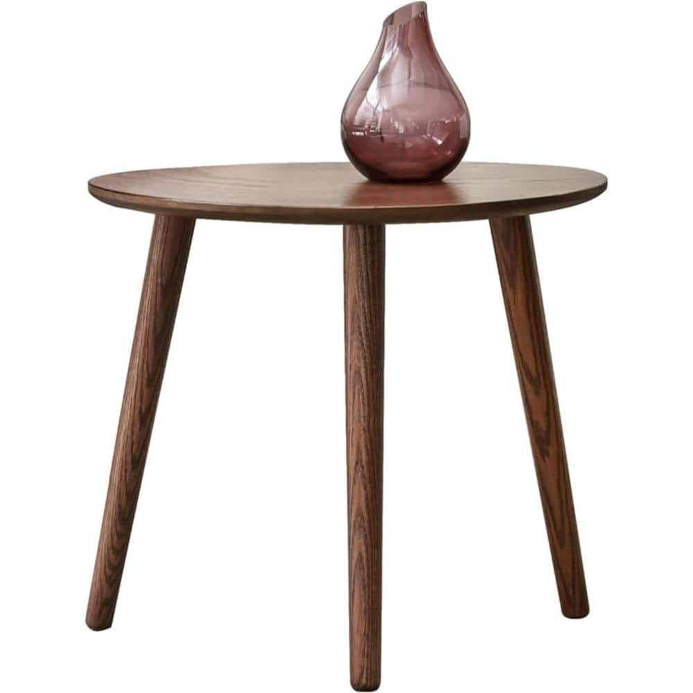 Zeus & Ruta 33 in. x 23 in. x 16 in. Pebble Shaped Solid Oak Wood Top ...