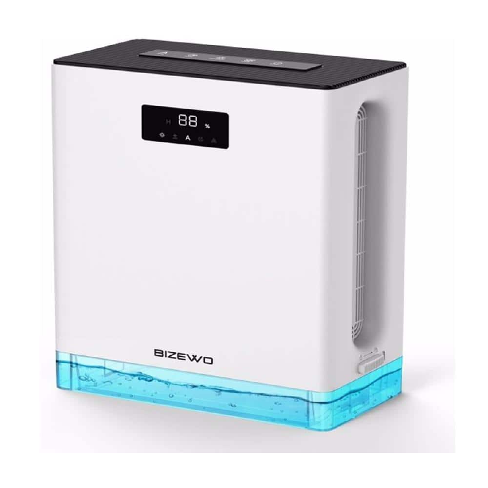 1.58 pt. 950 Sq. Ft. Dehumidifier in White with 101 oz. Water Tank, Auto Shutoff, 2 Modes, Defrost & 7-Color LED Light price history on PriceWatchPro