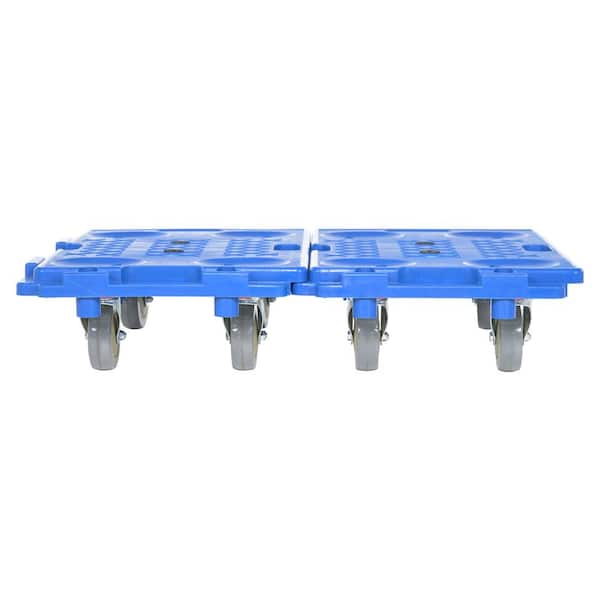 Vestil 16 in. x 26 in. Interlocking Plastic Dolly PCS-1626 - The