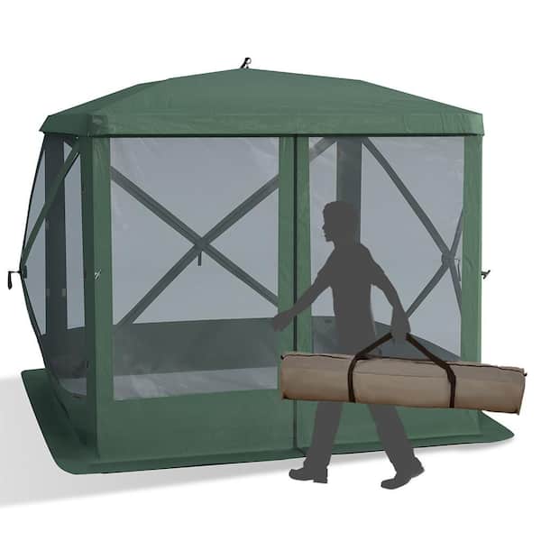 7 ft. W x 7 ft. D Polyester Shed with Double Door (49 sq. ft. )