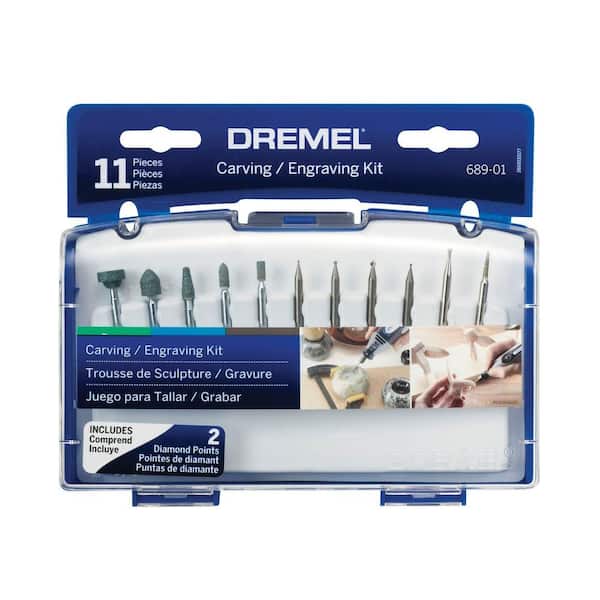 Dremel 729 Carving/Engraving Kit - 11 Pieces - NEW!