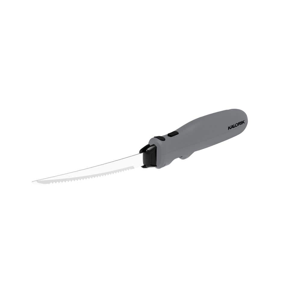 KALORIK 10.5 in. Stainless Steel Cordless Electric Knife EM 51426 GR - The  Home Depot