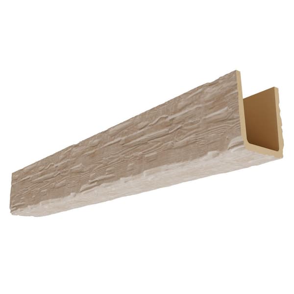 Heritage Timber 5.5 in. x 5.5 in. x 12 ft. Salvaged Timber Vanilla Chai Faux Wood Beam