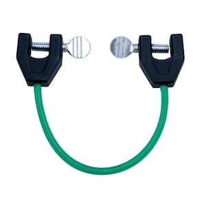 Kids Easy Wedge Ski Bungee Cord Training Aid Tip Connector, Green