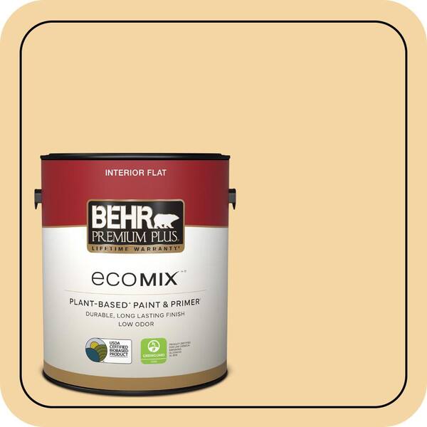 BEHR PREMIUM PLUS 1 gal. #340C-3 Pismo Dunes Flat EcoMix Plant-Based ...