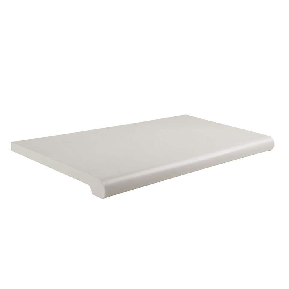 24 in. W x 13 in. D White Open-Bottom Bullnose Shelf (Pack of 4)