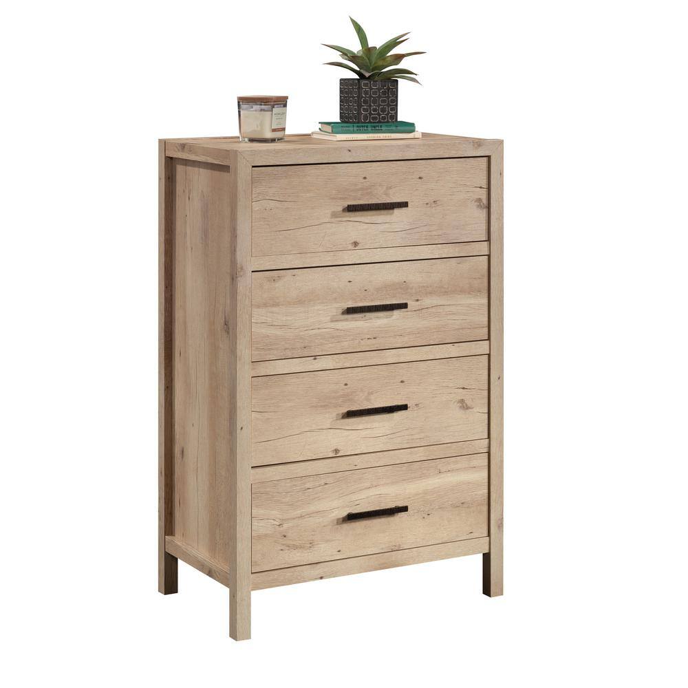 Prime Oak 4-Drawer Brown Bedroom Dresser