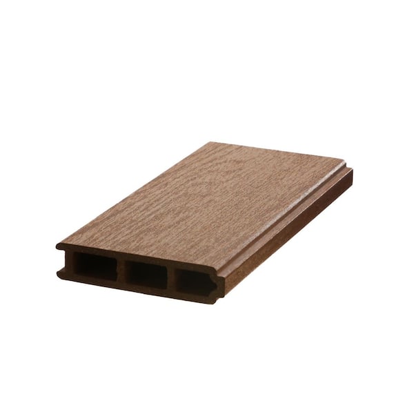 I.Dekk HD 1 in. x 6 in. x 20 ft. Rustic Red Tongue and Groove Edge Composite Deck Board