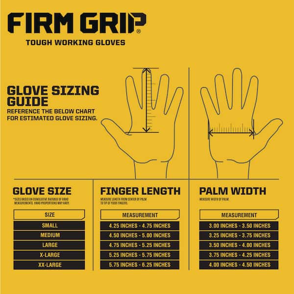 FIRM GRIP A6 Cut Large Leather Impact Utility Glove, Beige - Yahoo