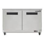 Maxx Cold 48.3 in. 12 cu. ft. Double Door Undercounter Refrigerator ...