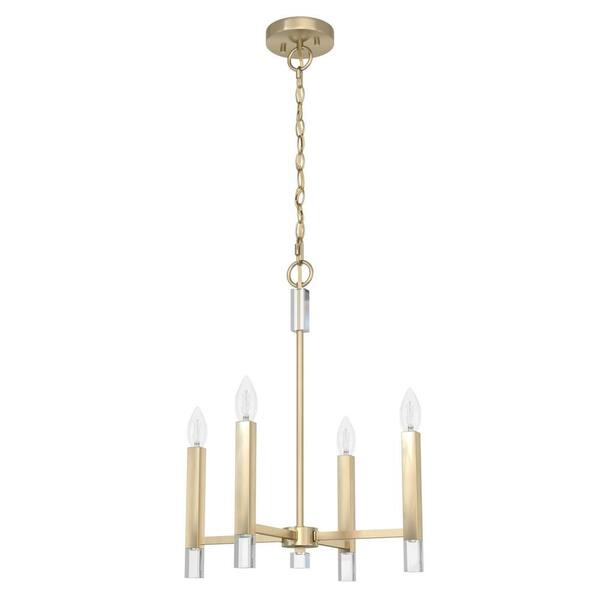 Hunter Sunjai 4-Light Alturas Gold Candlestick Pendant Light 19517 ...