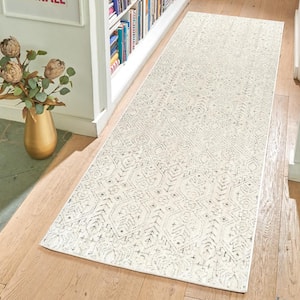 Sydney Senna Cream 2 ft. x 6 ft. Moroccan Indoor Runner Rug