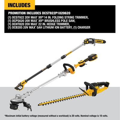 cordless 20v brushless bonus trimmers