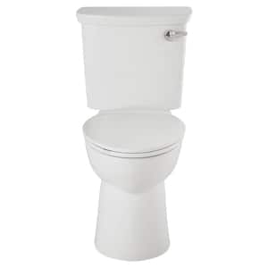 Vormax Plus 2-Piece 1.00 GPF Single Flush Elongated Toilet with Right Hand Trip Lever in White