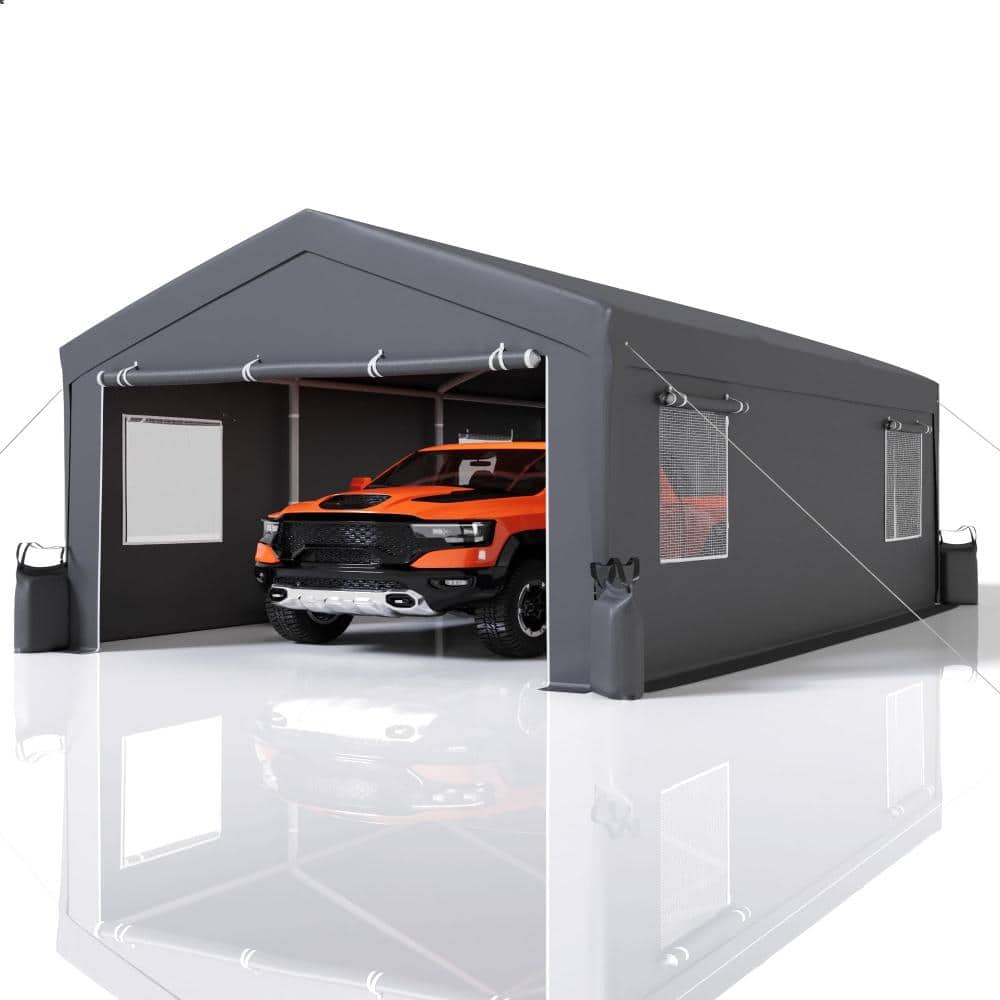 Heavy Duty 20x10x11 Ft Portable Carport Garage Shelter – Reinforced Structure, Ideal for Cars, Trucks, Boats, Parties price history on PriceWatchPro