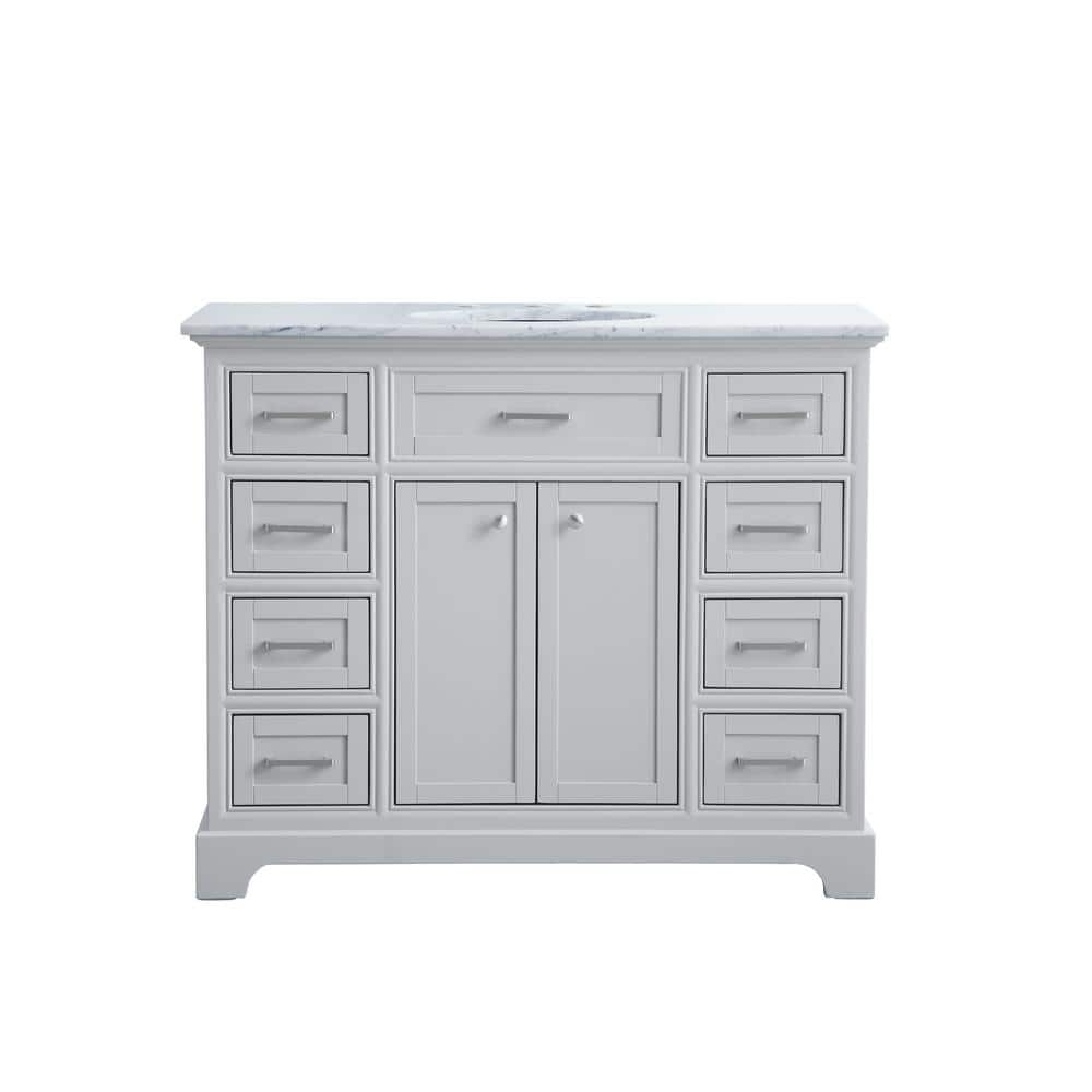 Timeless Home 21.5 in. W x 42 in. D x 35 in. H Single Bathroom Vanity in Li