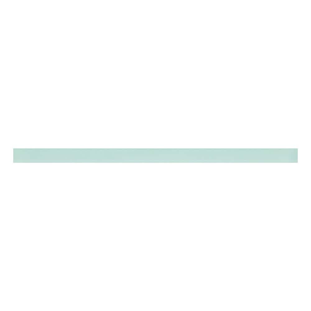 Colorway 0.6 in. x 12 in. Blizzard Blue Glass Matte Pencil Liner Tile Trim (0.5 sq. ft./case) (10-pack) price history on PriceWatchPro
