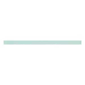 Colorway 0.6 in. x 12 in. Blizzard Blue Glass Matte Pencil Liner Tile Trim (0.5 sq. ft./case) (10-pack)