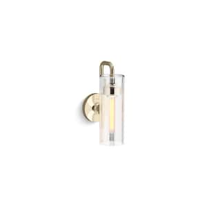Purist 1-Light French Gold Wall Sconce
