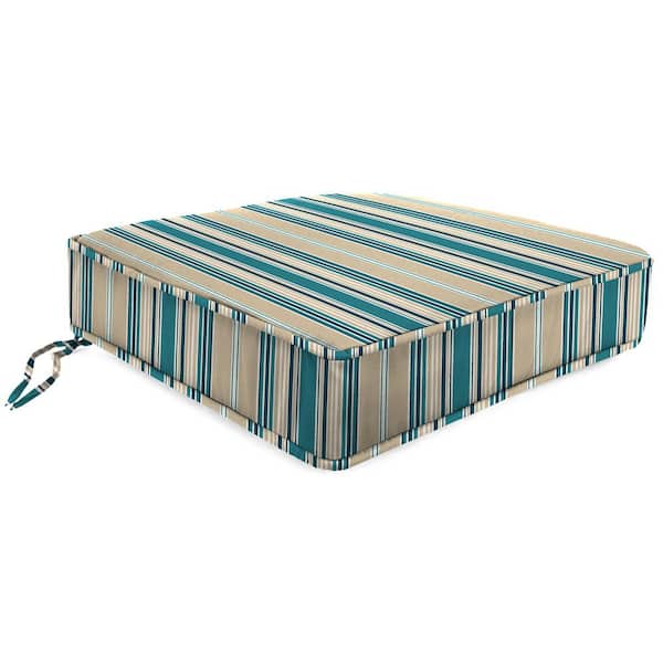 Jordan Manufacturing 22.5 in. L x 22.5 in. W x 5 in. T Square Outdoor Deep Seat Cushion in Sylvan Colada