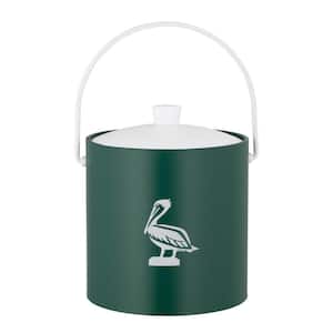 PASTIMES Pelican 3 qt. Tropic Green Ice Bucket with Acrylic Cover