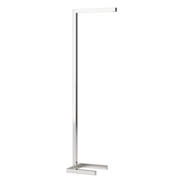 Meyer&Cross Malin 52 in. Polished Nickel Standard Floor Lamp with Metal Shade