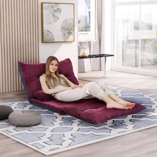 French mattress sofa cushion velvet padded mat floor pillow Futon