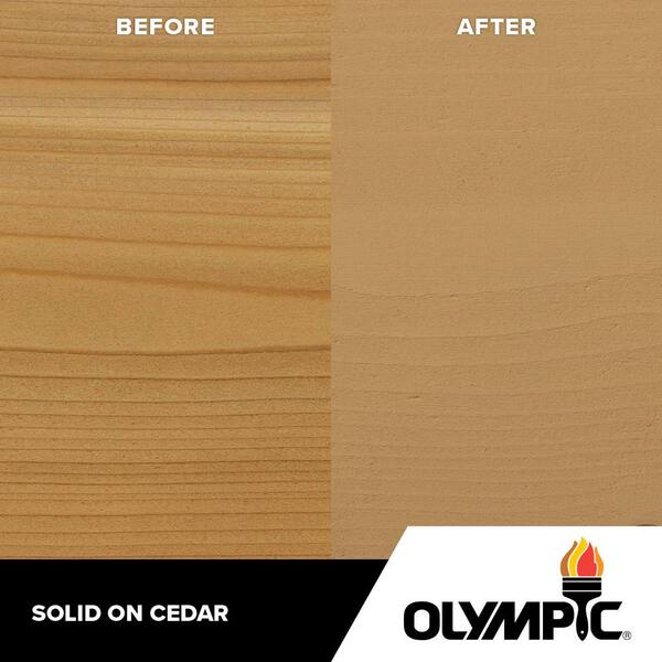 Olympic Maximum Semi Transparent Cedar Wood Stain Plus Sealant 3.78-L