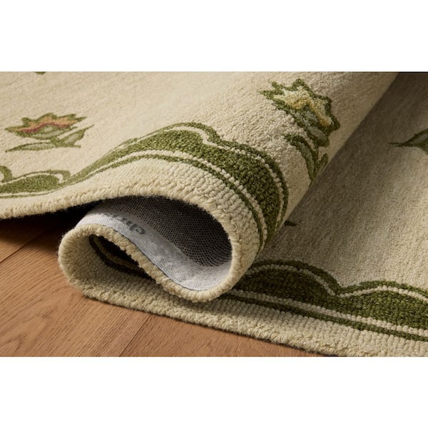 Chris Loves Julia Norah Cream / Multi 7 ft. 9 in. x 9 ft. 9 in. Area Rug