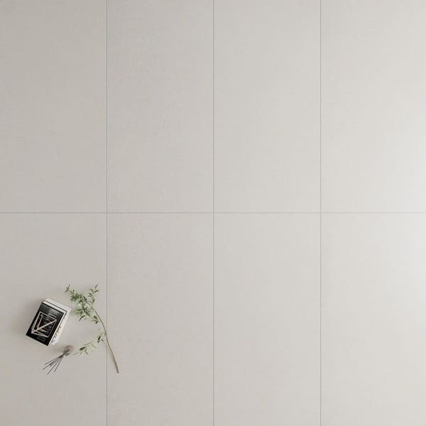 American Urban 24 in. x 48 in. Concrete Look Matte Porcelain Floor and Wall Tile-Pearl (2 PCS, 16 sq. ft. /Case)