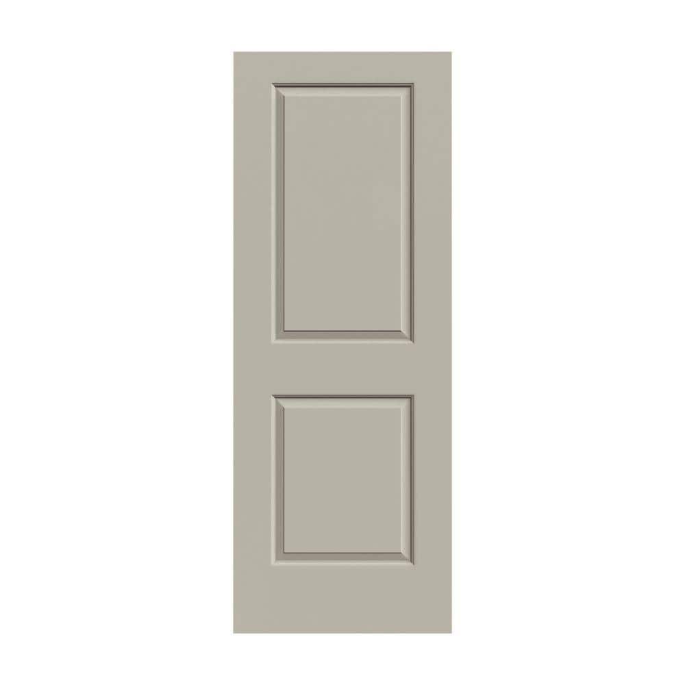 28 in. x 80 in. Carrara 2 Panel No Bore Hollow Core Desert Sand Painted Molded Composite Interior Door Slab price history on PriceWatchPro