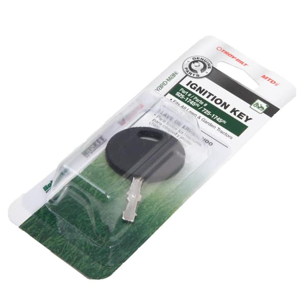 MTD Genuine Factory Parts Universal Riding Lawn Mower and Zero Turn Ignition  Key OEM-725-1745 The Home Depot