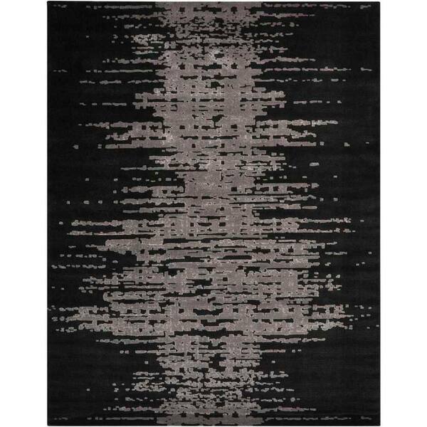 Nourison Twilight Flint 10 ft. x 14 ft. Abstract Contemporary Area Rug