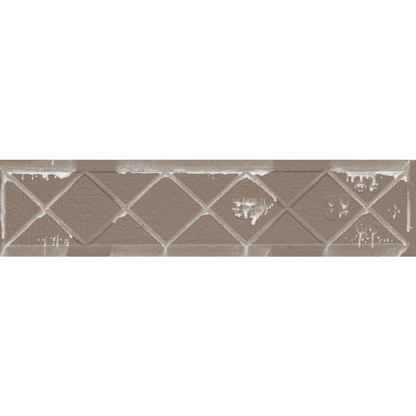 Emser -Miletone Dust Porcelain Bullnose Tile (3-in x 12-in)