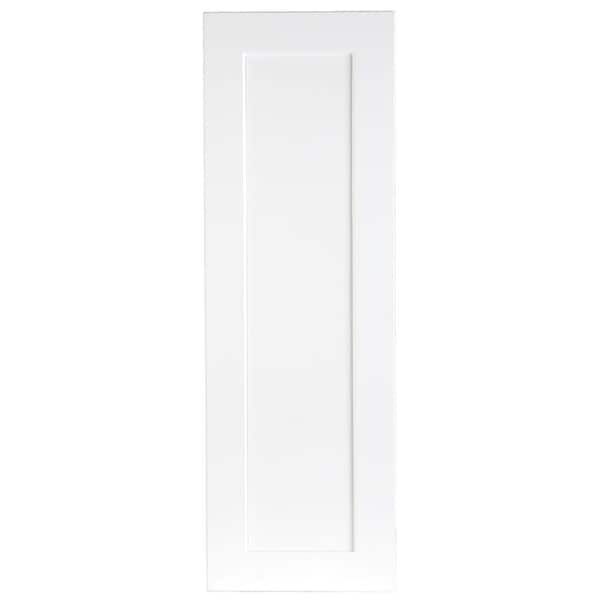 Hampton Bay White 11.77x35.98x0.63 in. Decorative Wall End Panel