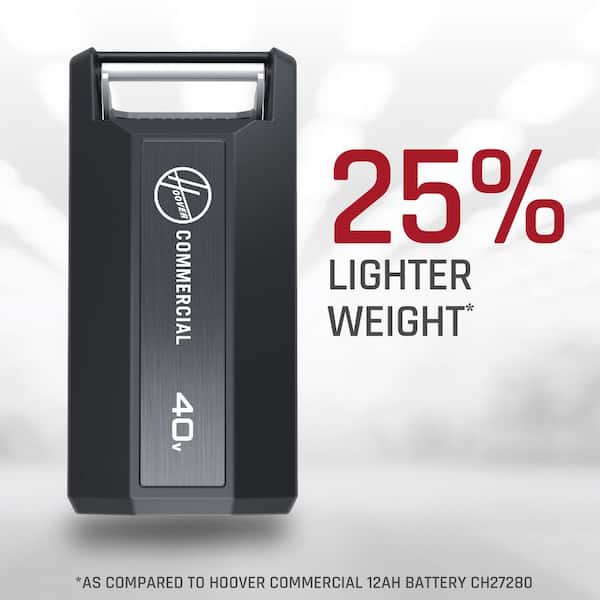 HVRPWR Commercial 40V 8Ah Lithium-ion Battery for Hoover Cordless Vacuum System-2 hour Runtime, Rechargeable