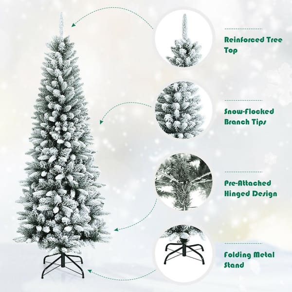 Create A Snow Covered Christmas Tree (5 tips & ideas) - Artsy Chicks Rule®