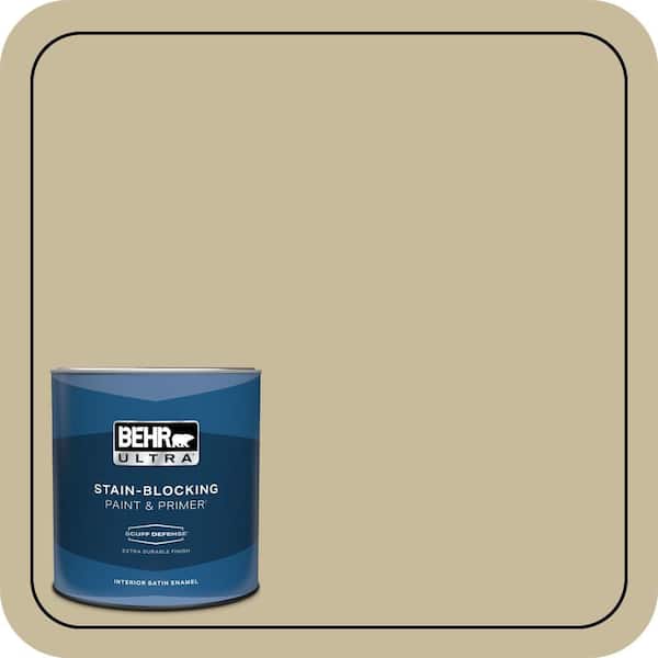 BEHR ULTRA 1 qt. #760D-4 Lion Extra Durable Satin Enamel Interior Paint & Primer